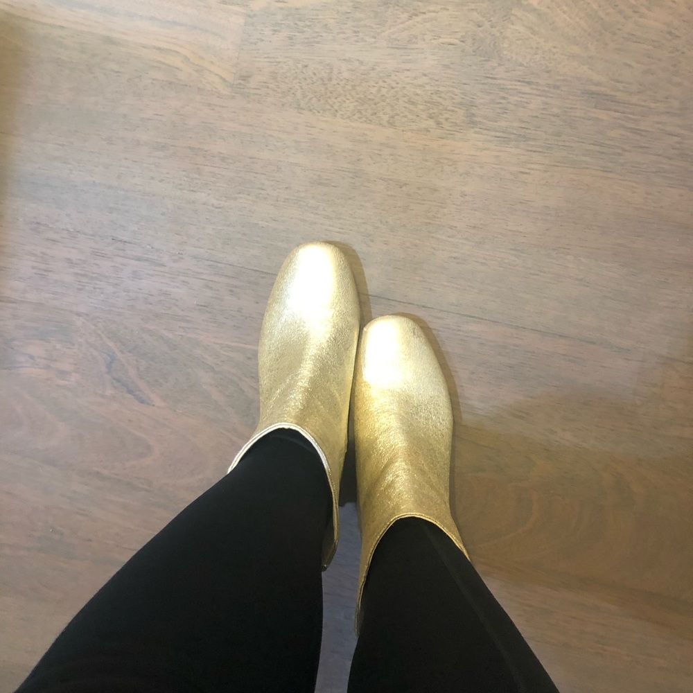 Gold Booties - Picture 2 of 7